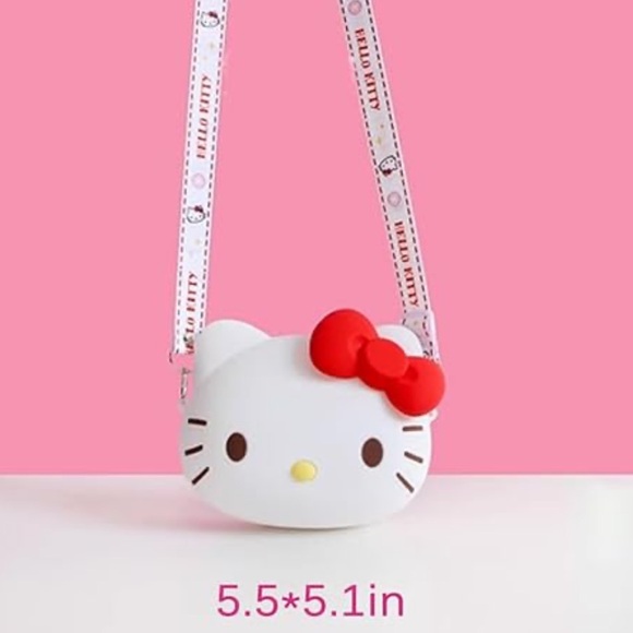 Hello Kitty Silicone Shoulder Bag- Small NWT - Picture 5 of 16